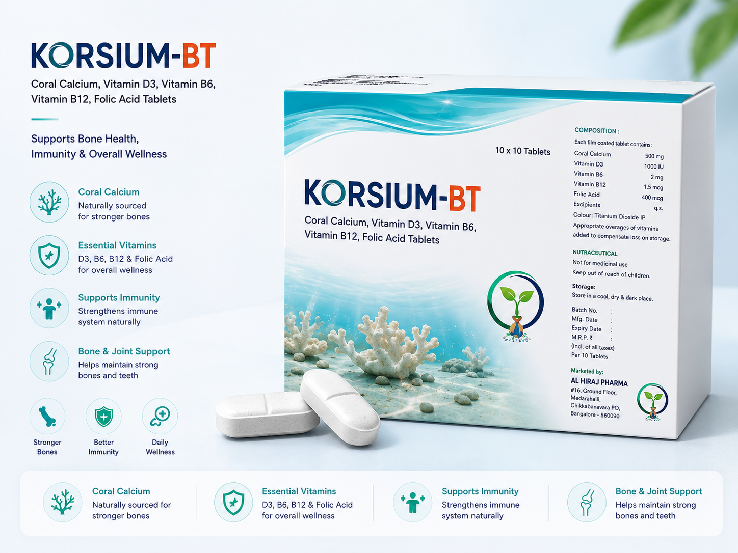 Korsium-BT Tablet