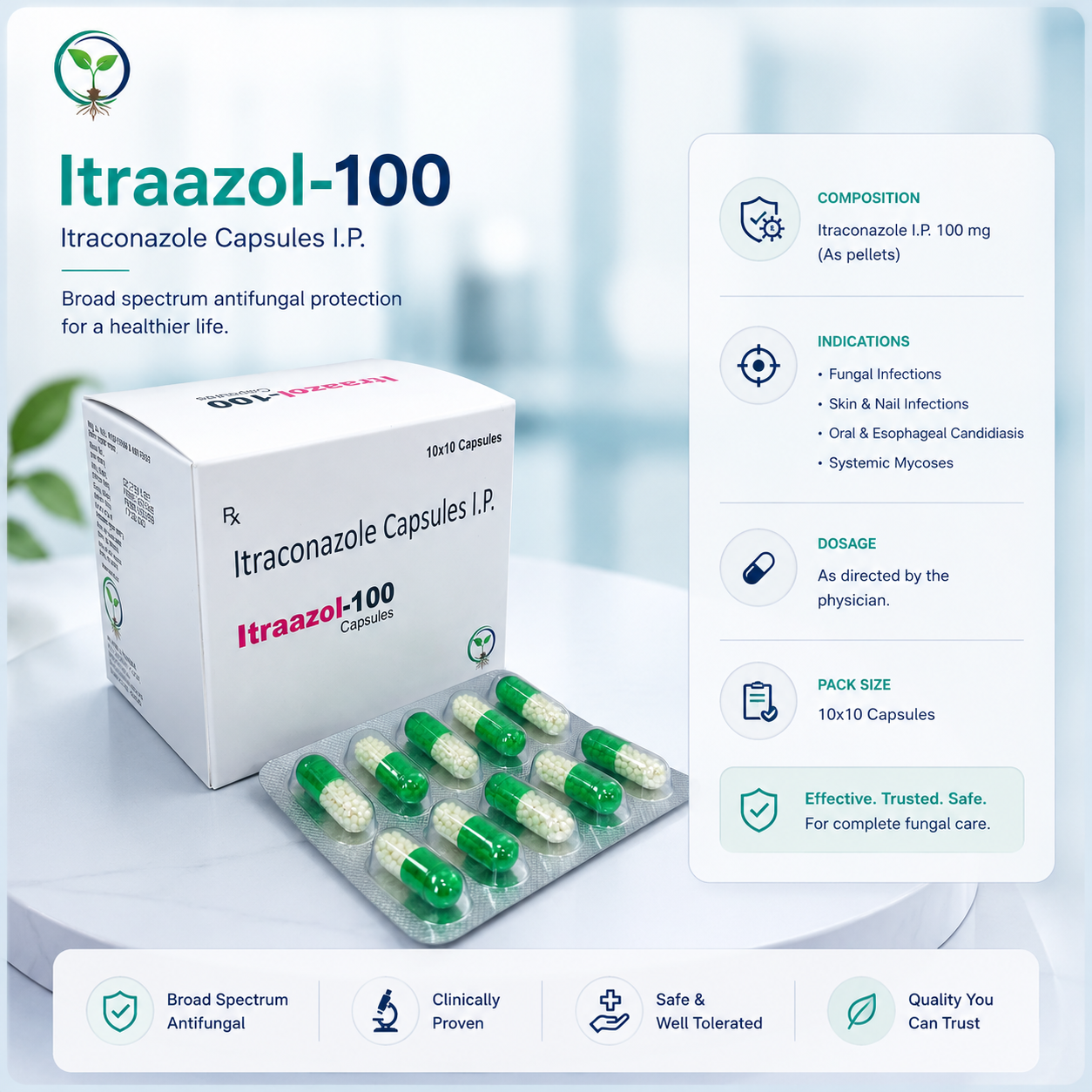 Itaazol 100mg Capsule
